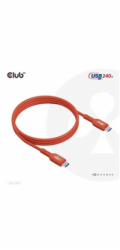 Club3D kabel USB-C, Oboustranný USB-IF Certifikovaný data kabel, PD 240W(48V/5A) EPR M/M 1m