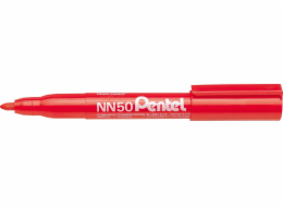 Pentel Permanent Marker NN50 Červený kulatý pentelový špička