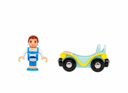 BRIO Disney Princezna Belle s vagónkem, autíčko