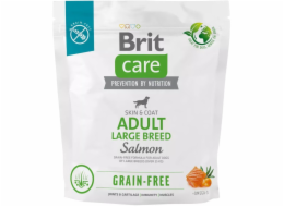 Dry food for adult dogs large breeds - BRIT Care Grain-free Adult Salmon- 1 kg