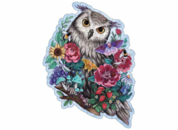 Dřevěné puzzle Ravensburger Tajemná sova