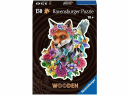 Dřevěné puzzle Ravensburger Colorful Fox