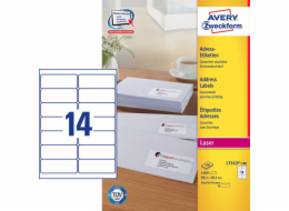Adresní štítky Avery Zweckform na obálky 99,1 x 38,1 mm (L7163-100)