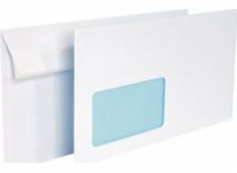 Herlitz Envelopes DL hk (s páskem) levé okno bílé 1000 ks.