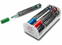 Pentel MARKER NA DESKY SADA 4 ks SUCHÝ OBAL (MWL5SBF-4N)