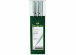 Faber-Castell Ecco Pigment Fineline 3 kusy