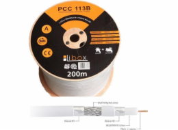 Shumee SAT koaxiální kabel 1.13/4.7 LIBOX rena oheň Eca PCC113B /200m/