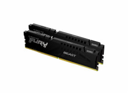 KINGSTON DIMM DDR5 64GB (Kit of 2) 5600MT/s CL36 FURY Beast Černá EXPO