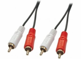 Lindy RCA (Cinch) - RCA (Cinch) kabel 20m černý (35666)