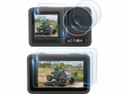SunnyLife kryt objektivu skleněný kryt objektivu LCD obrazovka pro DJI Osmo Action 3 / OA3-BHM494-1