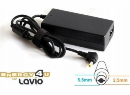 Napájecí adaptér pro laptop Energy4U Energy4U PA17 20 V / 3,25 A (5,5 x 2,5 mm) 65 W, napájecí zdroj Fujitsu-Siemens pro notebook / notebook