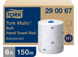 Staples Tork ručník v roli pokročilých, 2vrstvých, 600letých, bílých, lepenek 6 válců