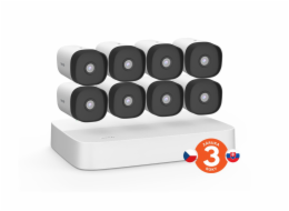 Tenda K8P-4TR Video Security PoE Kit 4MPx NVR CCTV 8CH + 8x kamera