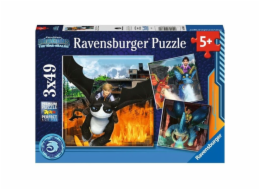 Dětské puzzle Ravensburger Draci: 9 světů