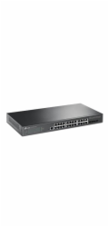 TP-Link OMADA JetStream switch pro připojení k UPS TL-SG3428X-UPS (24xGbE, 4xSFP+, 2xconsole, fanless)
