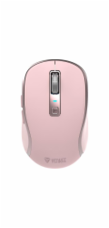 Myš Yenkee NOBLE YMS 2085PK Dual mode WL, optická, bezdrátová, dobíjecí, 2400 DPI, růžová