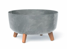 Květináč Prosperplast GRACIA LOW 38 cm beton effect 