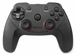 NEDIS gamepad/ bezdrátový/ pro PC/ počet tlačítek 11/ nano USB/ černý