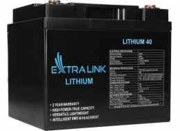 ExtraLink LiFePO4 baterie 40AH 12,8V BMS EX.30431