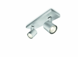 Philips Runner 53092/48/12 2xGU10 hliník