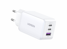 UGREEN Nexode USB-A+2*USB-C 65W GaN Tech Fast Charger White
