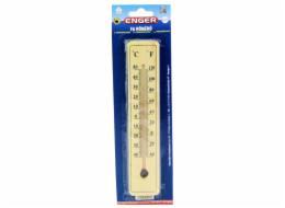 Teploměr pokojový 22 cm dřevo (eng-173)