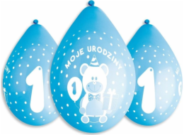 GMR balóny s tiskem pro chlapce moje narozeniny - 30 cm - 5 univerzálních počítačů