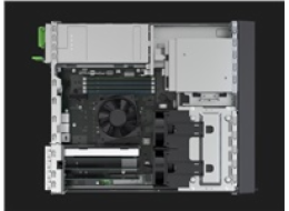 FUJITSU SRV TX1320M5 PRIMERGY Xeon E-2356G 6C/12T 3.2GHz 16GB(1Rx8), 2xM.2 SATA, BEZ HDD 4xBAY2.5 H-P RP1-TITAN-500W eLC
