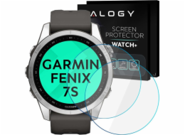 ALOGY ALOGY 2x Ochranné sklo pro smartwatch 9h pro Garmin Fenix ??7s Universal