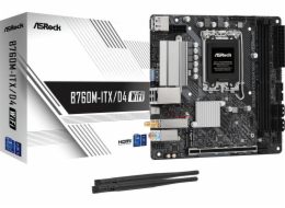 ASRock MB Sc LGA1700 B760M-ITX/D4 WiFi, Intel B760, 2xDDR4, 1xDP, 1xHDMI, mini-ITX