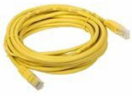 Alantec Patchcord, UTP, kat. 5e, 0,5m, žlutý (KKU5ŻÓŁ0,5)