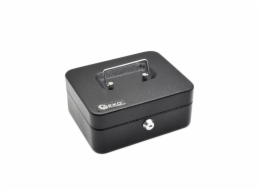 GEKO Schránka na peníze s plastovým pořadačem + 2 klíče, 200x160x90mm GEKO