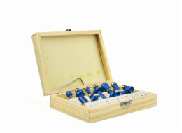 GEKO Sada frézovacích bitů, 6 mm, 12ks 