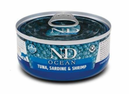 FARMINA N&D CAT OCEAN TUNA SARDINE&SHRI
