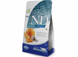 FARMINA N&D Ocean Cat Herring, Pumpkin and Orange Adult - suché krmivo pro kočky - 300 g