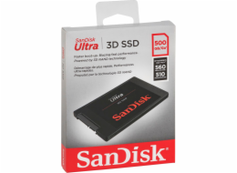 SanDisk Ultra 3D - SSD - 500 GB - interní - 2.5" - SATA 6Gb/s