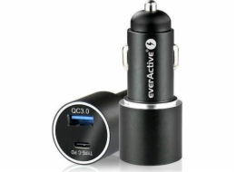 CC-20Q USB QC3.0 a USB-C PD 36W nabíječka do auta