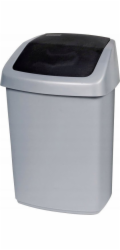 CURVER Swing Top Odpadkový Koš Stříbrná/Šedá 50l