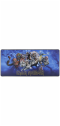 SUBSONIC Iron Maiden Gaming Mouse Pad XXL Podložka pod myš, herní, 900×400×3mm, modrá SA5589-IM1 SUBSONIC Iron Maiden herní podložka pod myš/ 90 x 40 cm