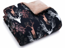 Deka -kokus bambus samet tmavé jelonki