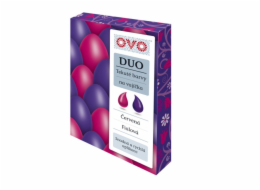Barvy na vajíčka OVO DUO 2 x 20 ml (červená, fialová)