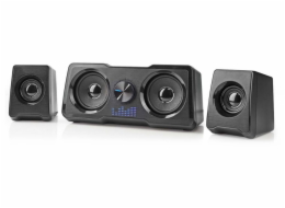 NEDIS herní reproduktory/ 2.2/ výkon 48 W/ 3,5 mm jack/ LED/ USB/ ovládání hlasitosti/ černé