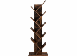 Songmics Bookshelf/Brown50X25X141.5cm