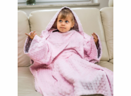 Dětské gadgety přikrývky s dětskými rukávy růžové