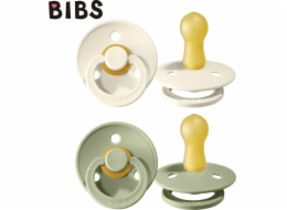 Bryndáčky BIBS 2-Pack Sage Ivory S Paifier uklidňující guma hevea