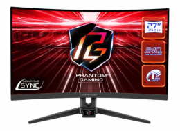 Phantom Gaming by Asrock monitor PG27F15RS1A prohnutý  27" / VA / 1920x1080 /240Hz/ 300cd/m2 /1ms/DP/2x HDMI/repro/VESA