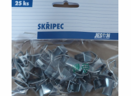 Skřipec záclonový kovový (bal. 25 ks)