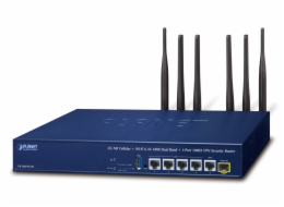 Planet VR-300FW-NR 5G Enterprise router/firewall VPN/VLAN/QoS/HA/AP kontroler, 1xWAN(SD-WAN), 4xLAN, 1xSFP, WiFi802.11ax