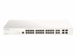 D-Link&nbsp;DBS-2000-28P&nbsp;28xGb&nbsp;PoE+&nbsp;Nuclias&nbsp;Smart&nbsp;Managed&nbsp;Switch&nbsp;4x&nbsp;1G&nbsp;Combo&nbsp;Ports,193W&nbsp;(With&nbsp;1&nbsp;Year&nbsp;Lic)