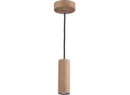 Zavěšená lampa Beige Referlight Trubka vyrobená z dubového dřeva 1551174
